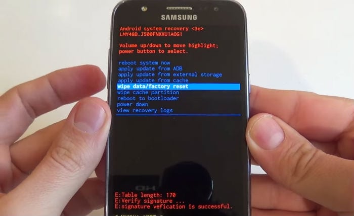 Samsung Galaxy J5 Prime Sm G570y Hard Reset Youtube