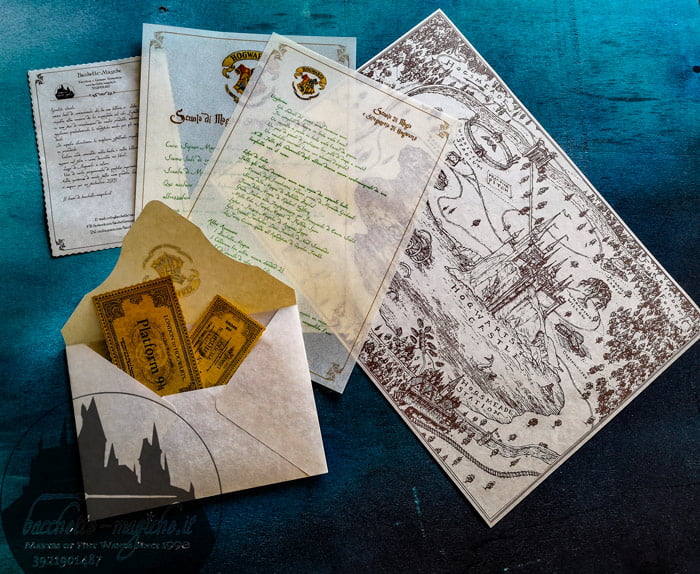 Lettera di accettazione a Hogwarts personalizzata | Artigianato e vendita