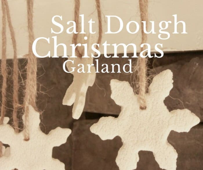 salt dough ornaments hanging from twine