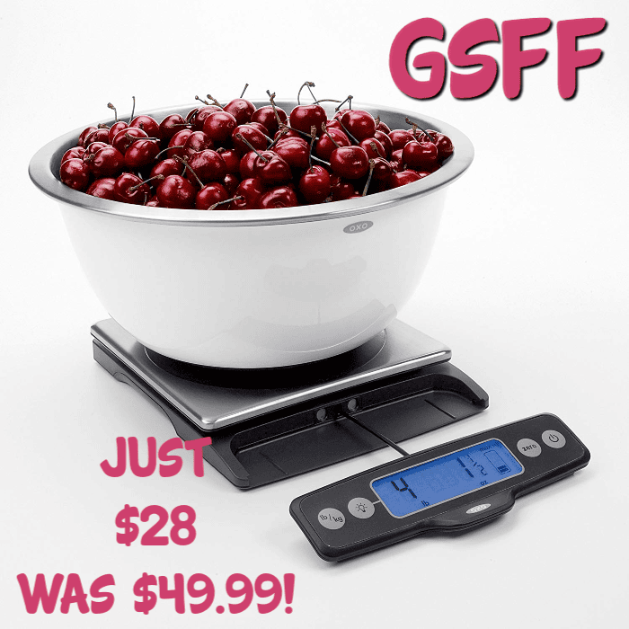 OXO Good Grips Stainless Steel Food Scale Just $28! Down From $50! PLUS FREE Shipping!