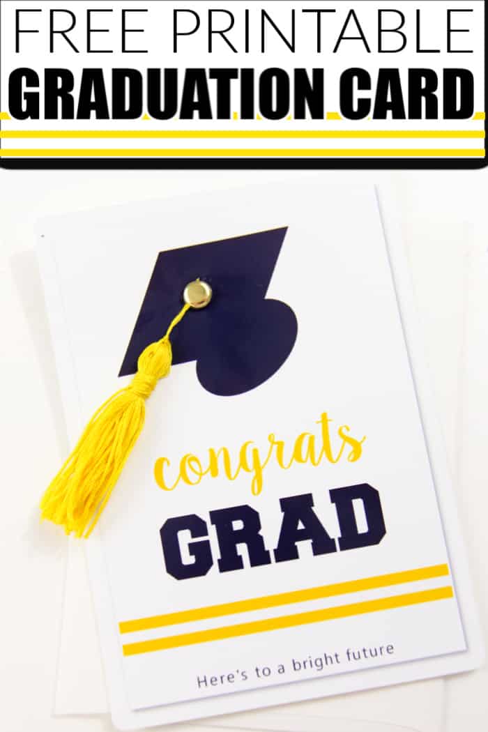 Free Printable Graduation Card