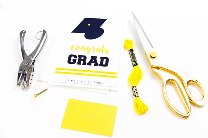 Supplies to Make a Graduation Card