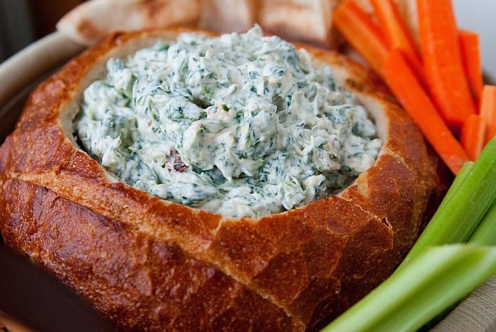 Spinach Dip bowl