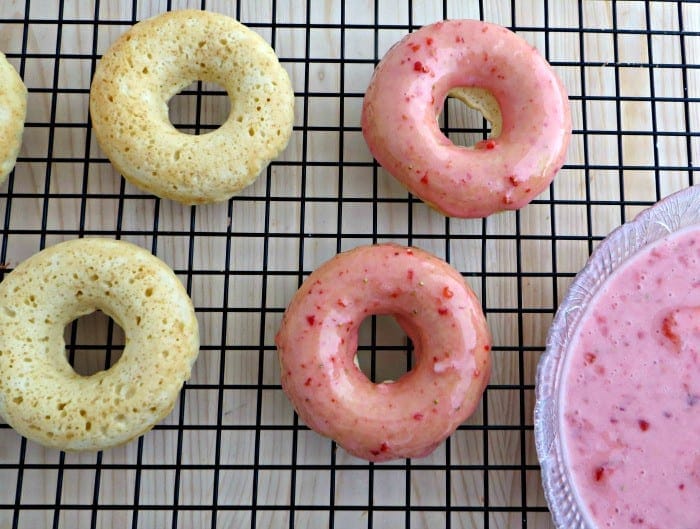 donuts on rack