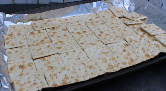 Cracker Candy on the tray