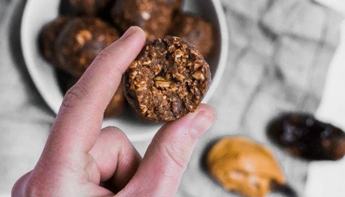 Energy bites are the perfect, quick, and healthy snack for the voracious appetite of the pregnant and postpartum mama. Mother Rising's energy bites contain only 6 ingredients, are gluten and dairy free, but best of all, are laden with peanut butter and chocolate. Delicious!