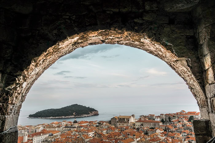 Views from the City Walls in Dubrovnik.