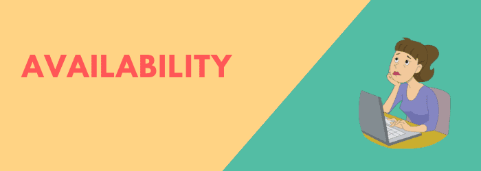 availability availability of subtitles
