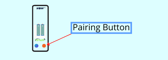 paring again now tv pairing button