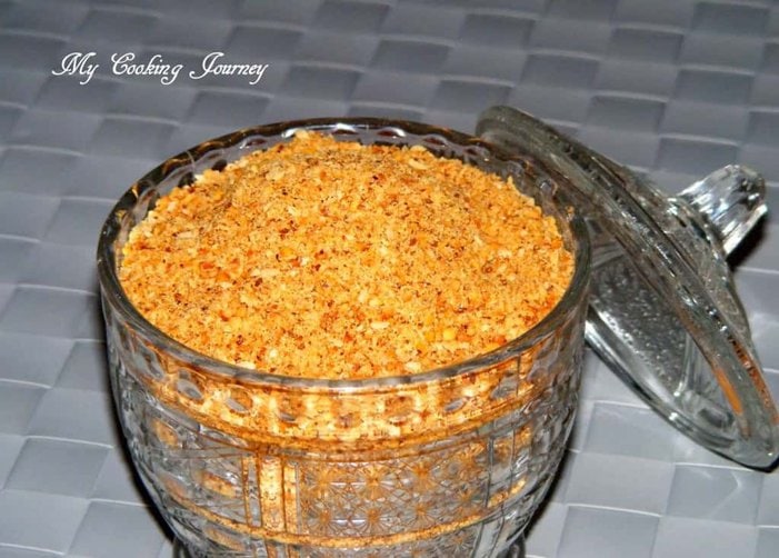 Thengai Podi with Flax Seed Spicy Coconut Powder with Flax Seed My