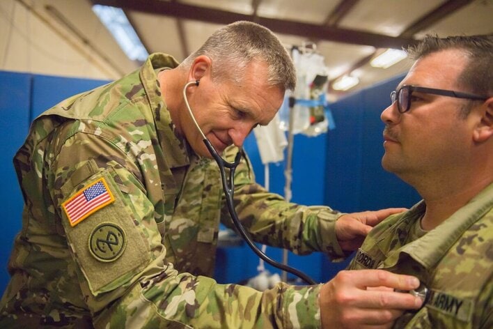 enlisted to medical program