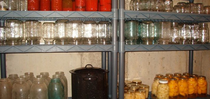 root cellar - preserved food