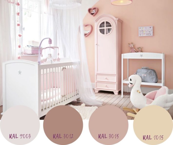 colori per pareti cameretta bimba