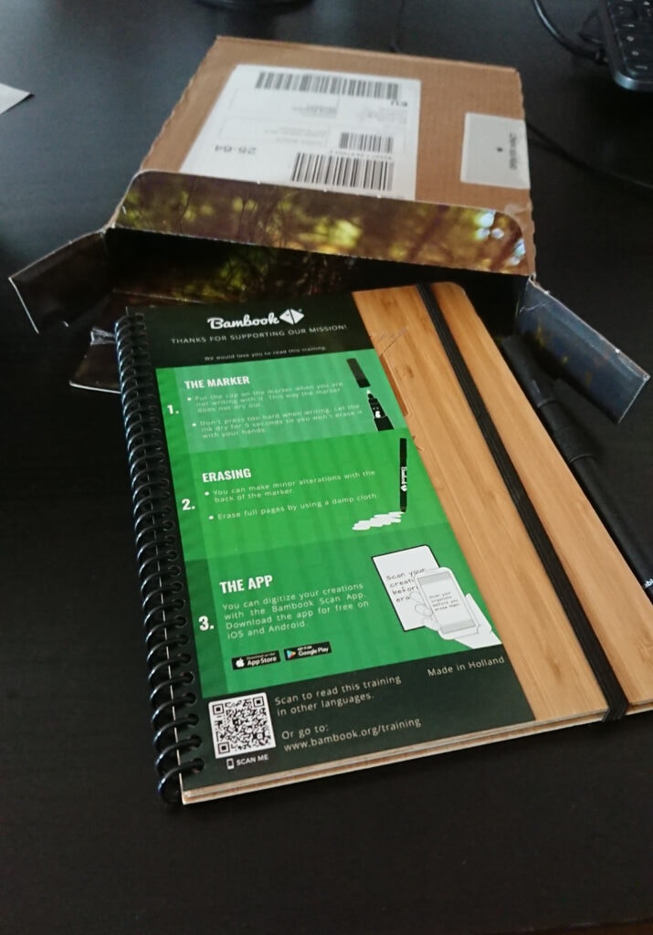 Do-Book mit Einführungszettel und Paket