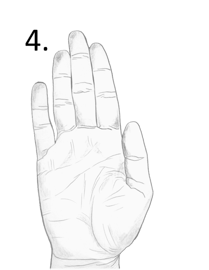 water type hand