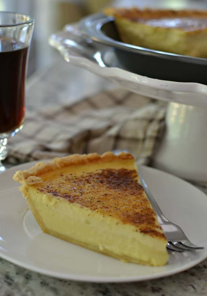 Old Fashioned Silky Creamy Custard Pie