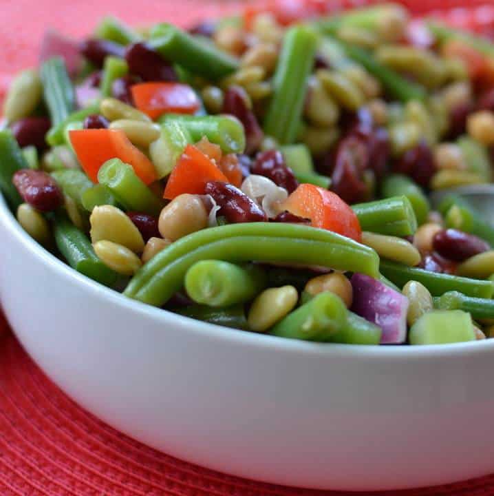 Zesty Sweet Four Bean Salad Small Town Woman