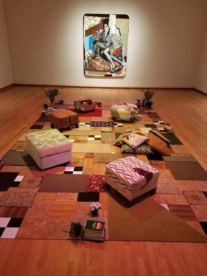 Tile on display at Seattle Art Museum
