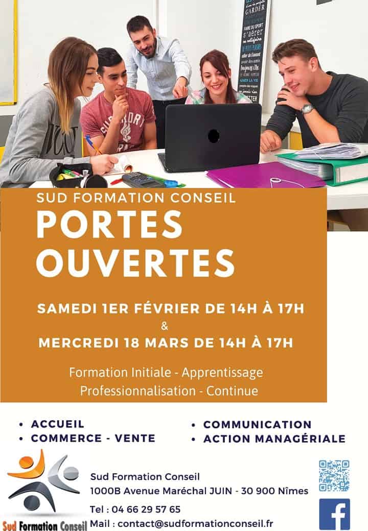 Portes Ouvertes Sud Formation Conseil Nîmes