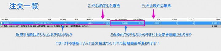 ターミナル注文確認