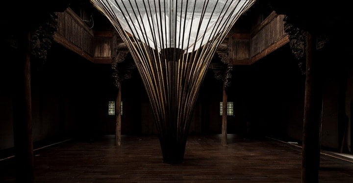 Custom Bamboo Skylight Illuminates the Interior of a Historic Building in China 1 Bamboo Skylight Illuminates the Interior of a Historic Building in China