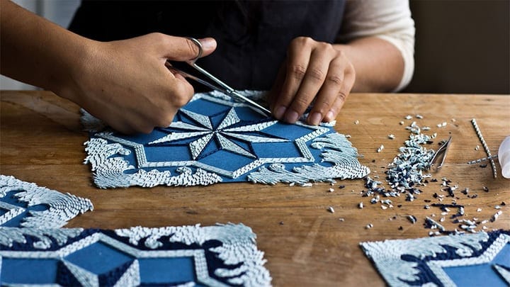 Intricate Rolled Paper Tapestry Designs by Gunjan Aylawadi - @This Is Colossal 1 Paper Tapestry