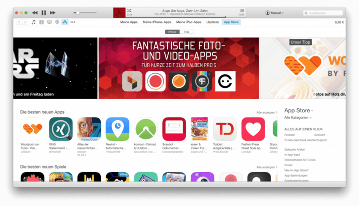 Apple vermasselt Updates für iOS 8.3 und iTunes 12.1.2 2 iTunes unter Mac OS Yosemite