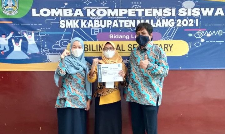 Kontingen LKS SMKN 1 Turen Terbaik Bisnis Pariwisata, Borong 8 Juara