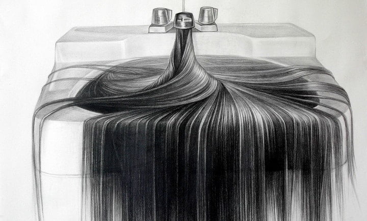 Detailed Graphite Hair Drawings by Hong Chun Zhang 1 Graphite Hair Drawings by Hong Chun Zhang