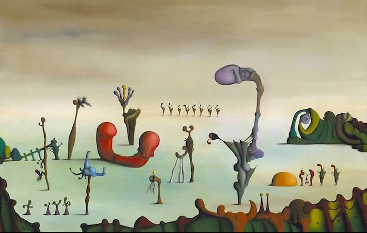Secret Surrealist: The paintings of ‘Naked Ape’ zoologist Desmond Morris 1 Desmond Morris