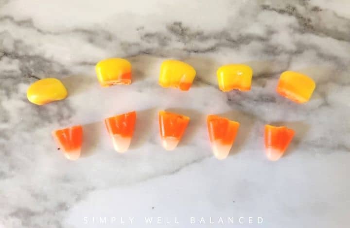 candy corn turkey cookie beaks