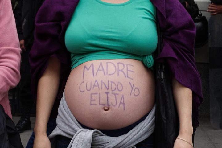 Marcha por el 8M en Bolivia