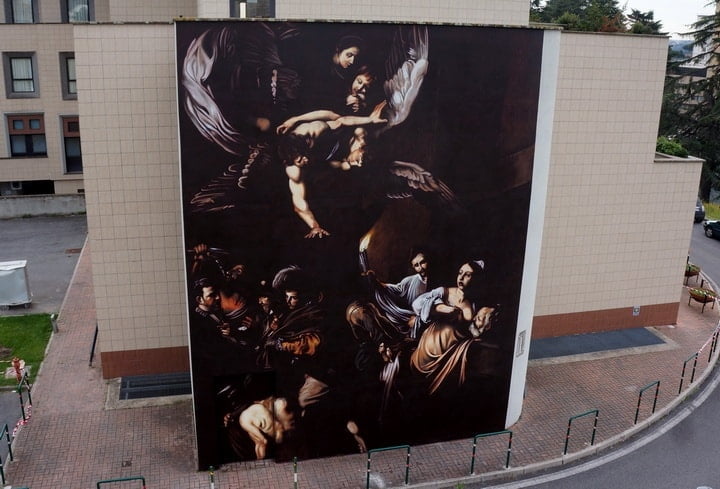 “The seven works of Mercy” by Caravaggio in Rome, reproduced by Andrea Ravo Mattoni 1 The seven works of Mercy