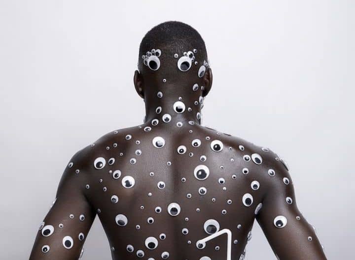 Model Moostapha Saidi 's Highly Stylized Portraits Shot by Justin Dingwall 1 Highly Stylized Portraits