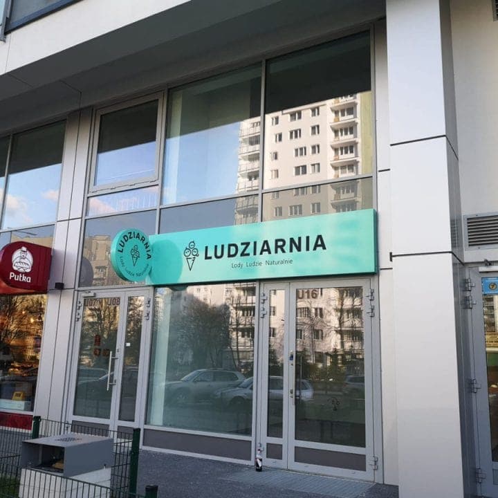 Ludziarnia - kompleksowe oznakowanie całej sieci lokali z lodami