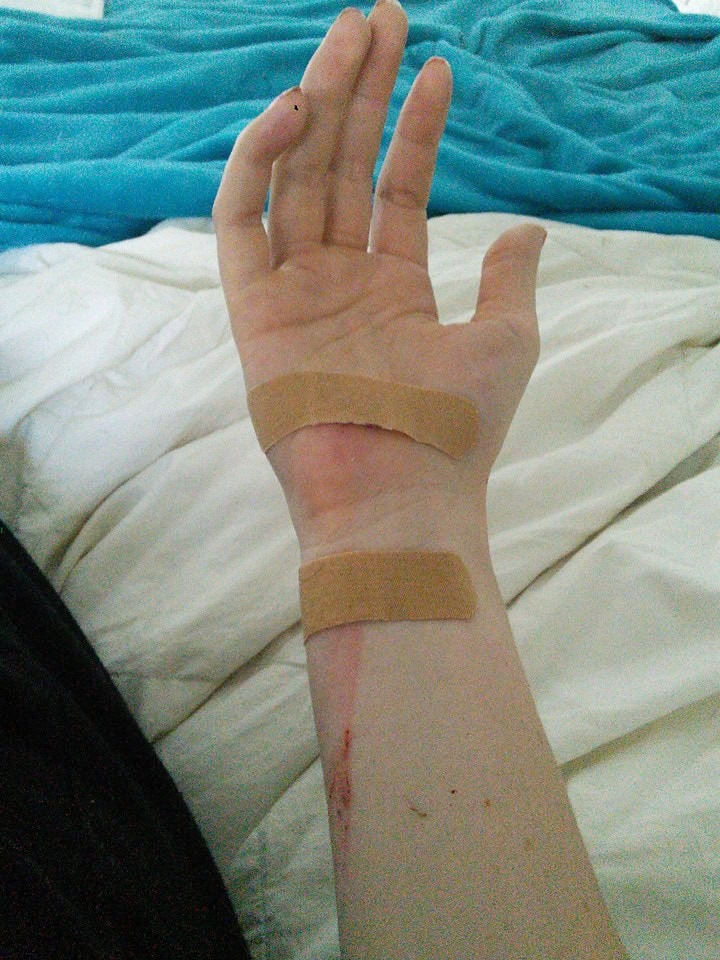 And my tired self made a mistake with the table saw, I am very lucky it could have been a lot worse but I was left with a shockingly harsh wound which is very well hidden with bandaids...