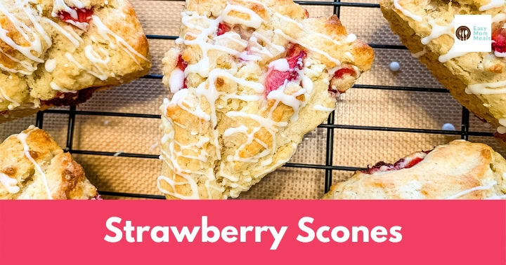 strawberry scones