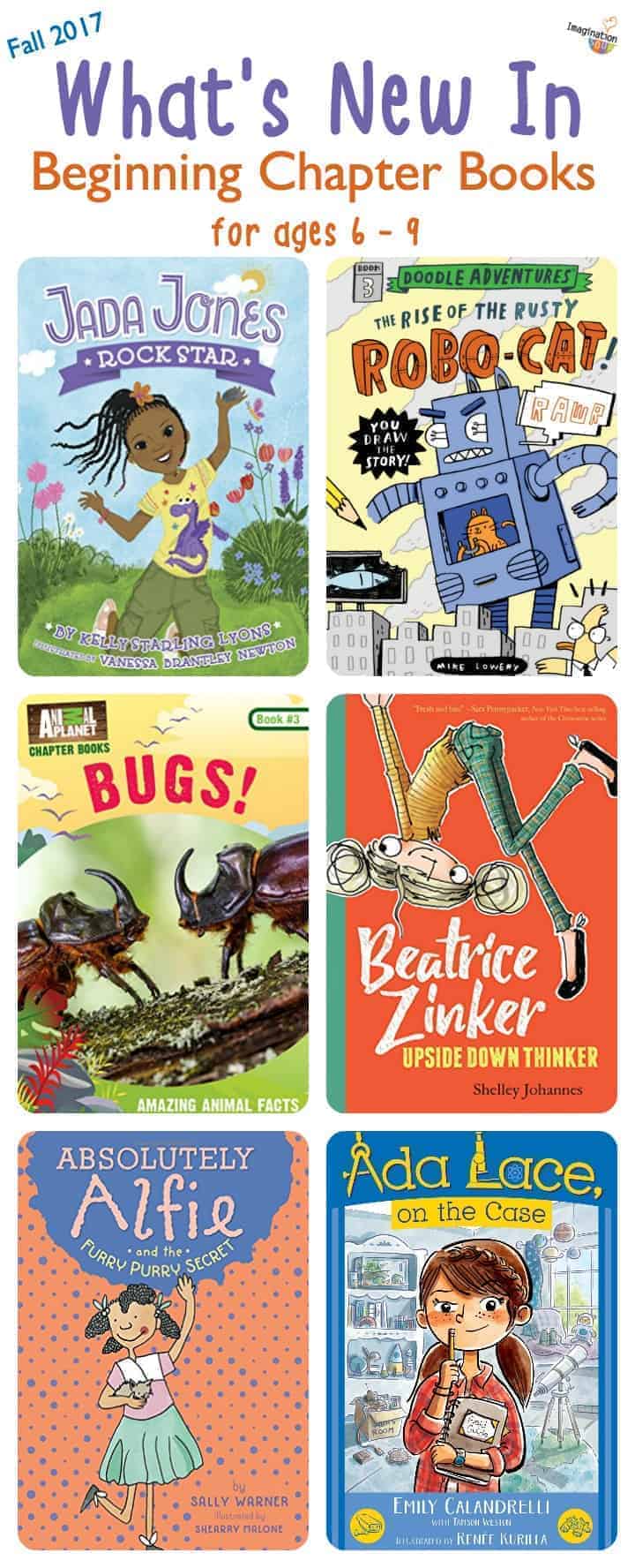 The Latest Beginning Chapter Books for Ages 6 to 9, Fall 2017
