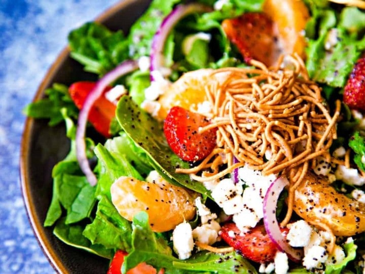 Strawberry Salad with Poppy Seed Dressing