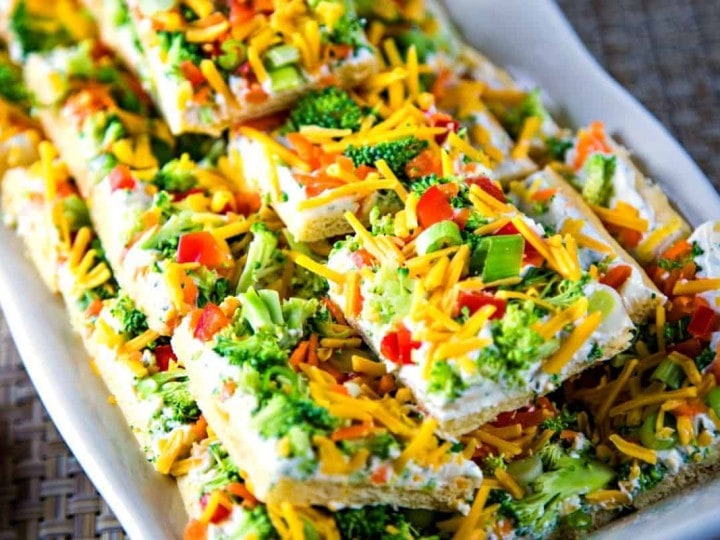 Cool Veggie Pizza Appetizer