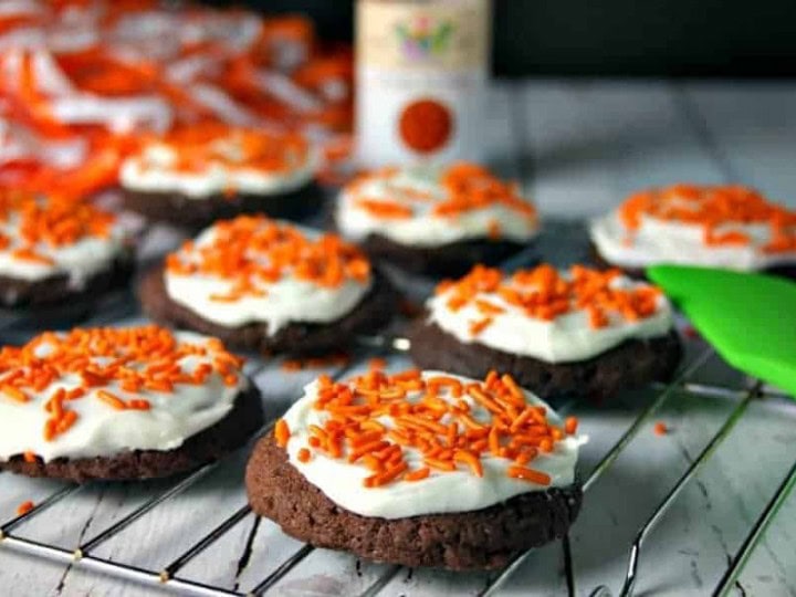 Sue's Iced Chocolate Drop Cookies