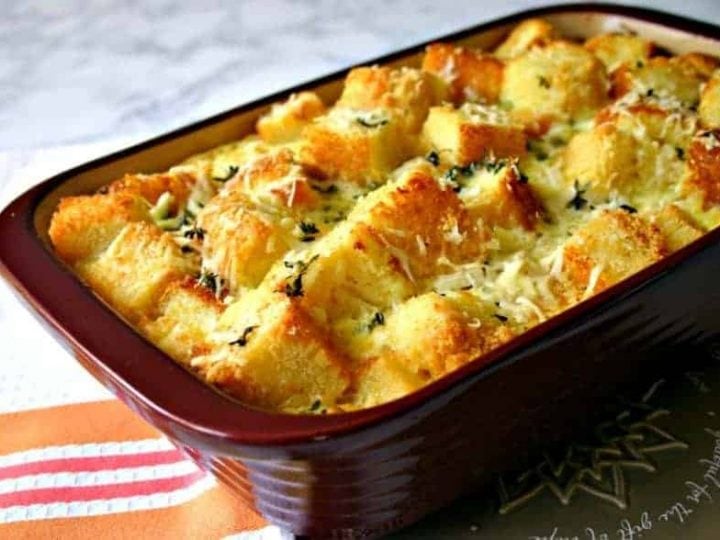 Parmesan-Herb Cornbread Pudding