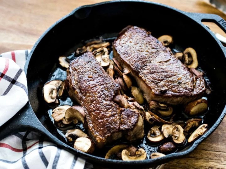 Perfect Pan-Seared New York Strip