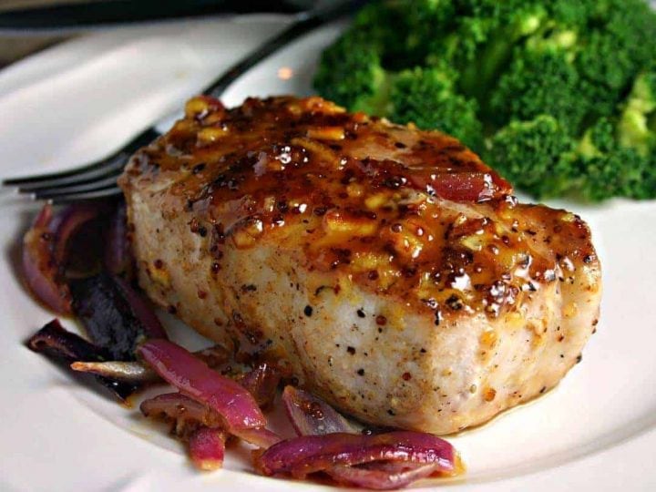 Orange-Mustard Glazed Pork Chops | Life, Love, and Good Food