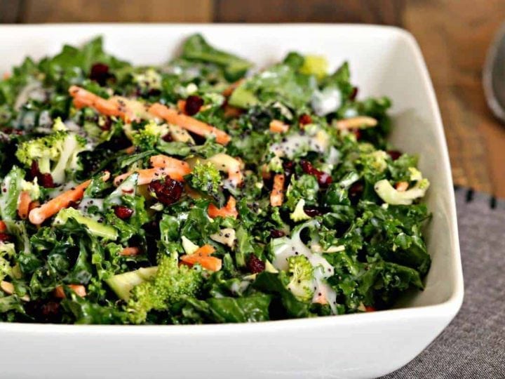 Poppy Seed Kale Salad