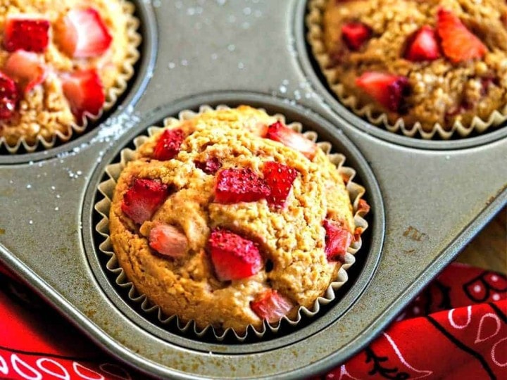 Strawberry Muffins {gluten free}