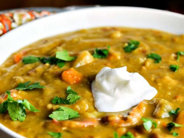 Smoky Ham Split Pea Soup