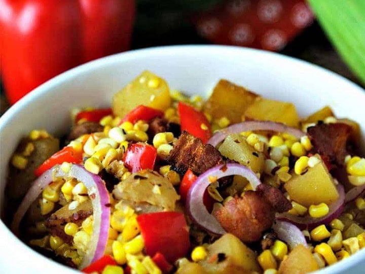 Warm Corn Chowder Salad
