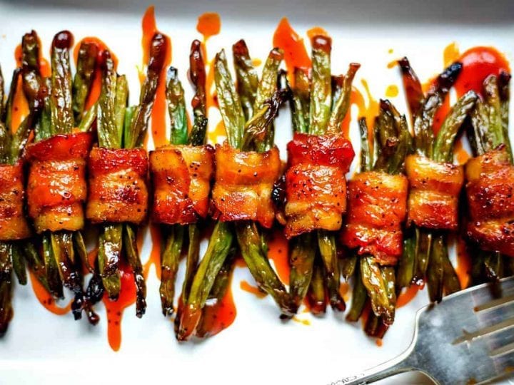 Bacon Wrapped Green Bean Bundles
