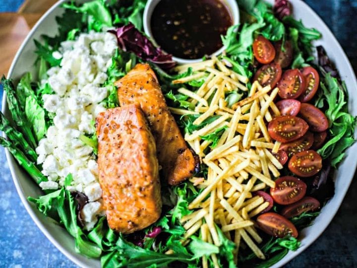 Grilled Salmon Salad